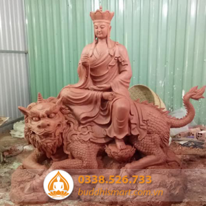 tượng địa tạng cưỡi đề thính