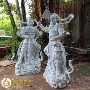 Bộ Tượng Vi Đà Tiêu Diện bằng Composite sơn màu theo yêu cầu