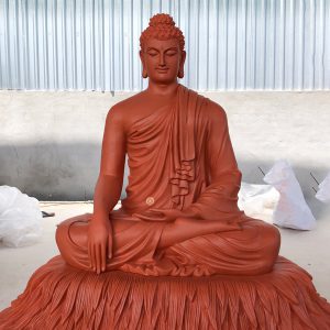 Tượng Bổn Sư Ấn Địa Xúc bằng bột đá