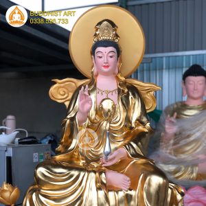 tượng quan âm tự tại đẹp
